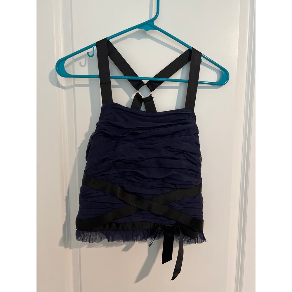 Anthropologie Shirred Tulle Tank – Size XS